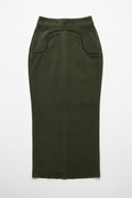 Couduroy Maxi Pencil Skirt